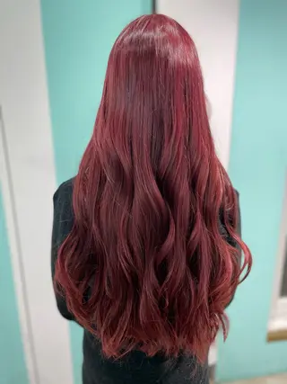 ロング 原 千景のヘアスタイル
