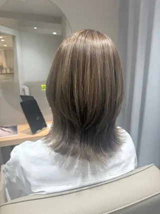 ミディアム カラー ✨インナーカラー/ ✨ボブ/高梨☁️のヘアスタイル