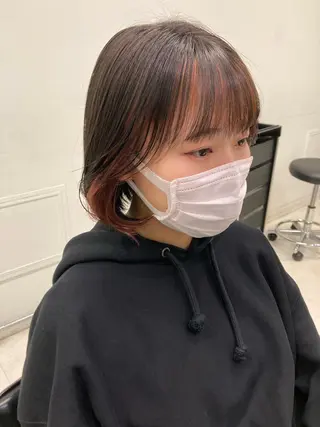 カラー 💖ブリーチなし透明 感💖ASAHIのヘアスタイル