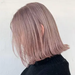 ミディアム カラー パーマ ヘアアレンジ ITbyALBUM 中野店のヘアスタイル