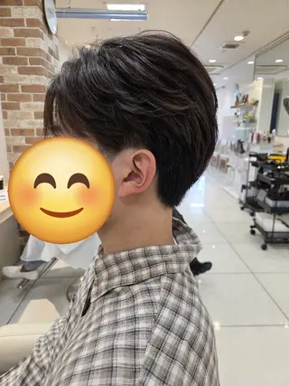 ショート メンズ メンズパーマ/カラー /カット/樋口捷✂️のヘアスタイル