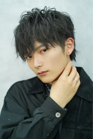 ショート パーマ メンズ 垢抜け・メンズパーマ 津山祐紀のヘアスタイル