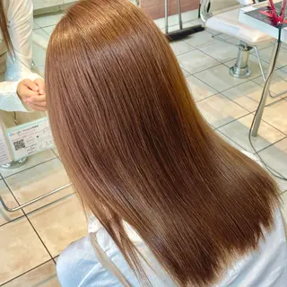 ミディアム カラー ブリーチ/ヘアセット 【𝙍𝙞𝙣𝙤】のヘアスタイル