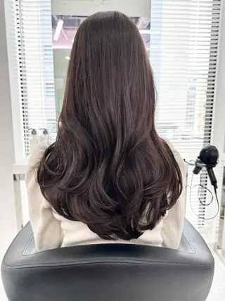 ロング カラー ヘアアレンジ official TUNE銀座🪞🪽のヘアスタイル