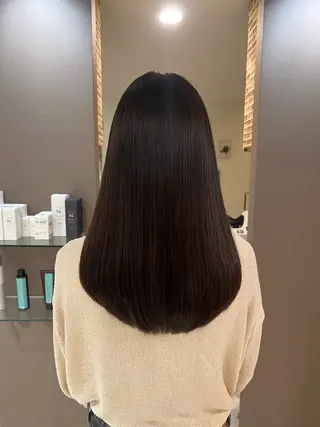セミロング 髪質改善メニュー 長井 美佐子のヘアスタイル