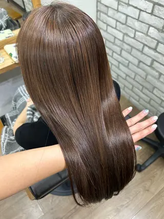 ロング カラー パーマ AnFye forprcoのヘアスタイル