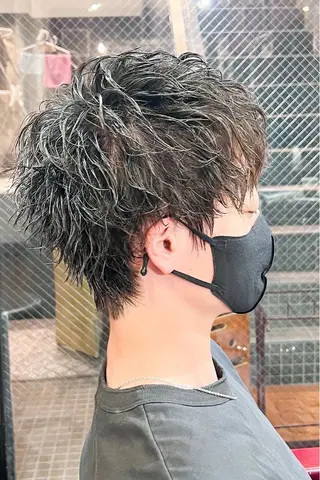 ショート パーマ 伊東 颯のヘアスタイル