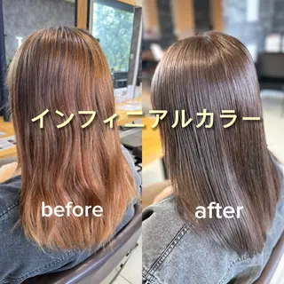 セミロング カラー 🤎柔らかモテカラー 🌟佐藤壮也🌟のヘアスタイル