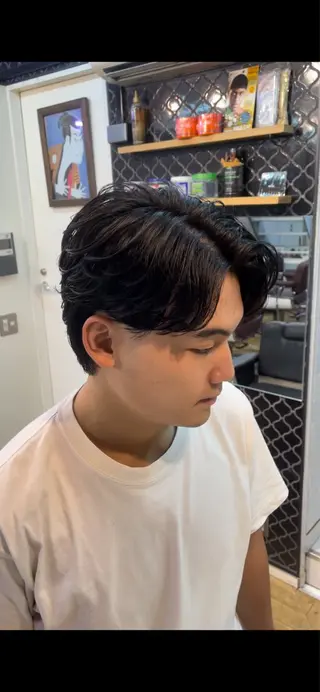 パーマ メンズ メンズヘア 星野 拓海のヘアスタイル