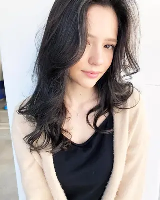 セミロング カラー パーマ ヘアアレンジ メンズ キッズ ネイル マツエク・マツパ レイヤーカット✂️ 艶髪/小田部慎也のヘアスタイル