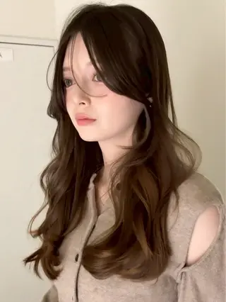 ミディアム カラー ヘアアレンジ 🫧透明感カラー/ Wカラー🫧namiのヘアスタイル