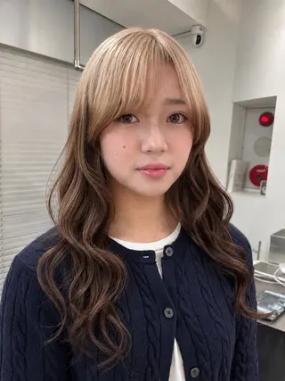 ロング ブリーチ透明感カラー 🍀mizuki🍀のヘアスタイル