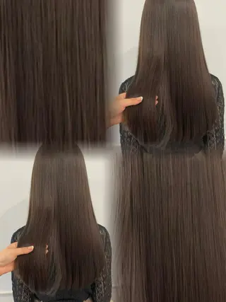 ロング カラー ParveMix 岡本えりかのヘアスタイル