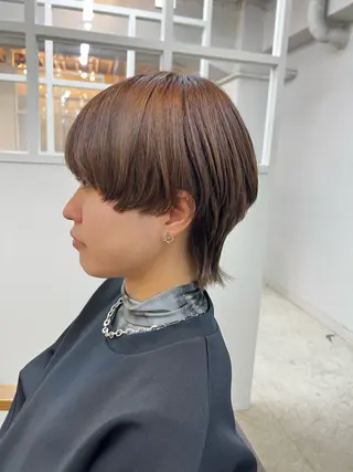 ショート カラー 🤍中野 レオ🤍のヘアスタイル