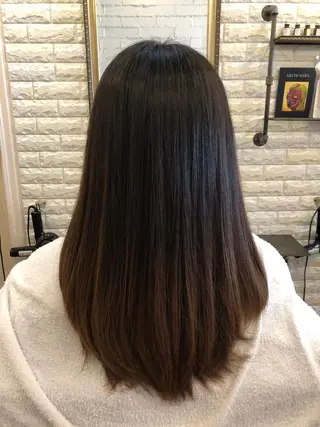 ロング 口コミ評価4.9⭐︎ カワナベ マサシのヘアスタイル
