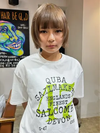 カラー ORe'S HAIR BE GLaDまなみのヘアスタイル