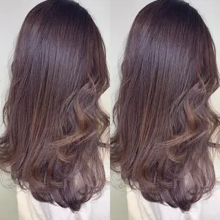 ロング レイヤー/艶髪カラー 森本くるみのヘアスタイル