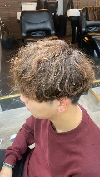 ショート 飯田 雷晟のヘアスタイル