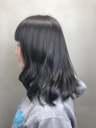 ミディアム カラー 【透明感、艶髪】西村 有司のヘアスタイル