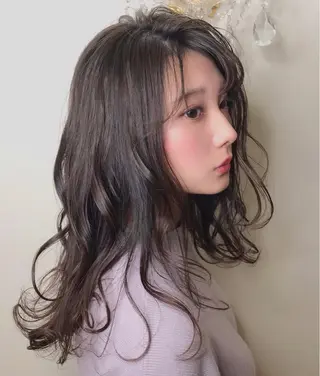 セミロング カラー LUMIA/オーナー 西田わかばのヘアスタイル
