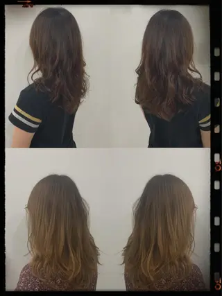 ロング パーマ ショート特化 💐川崎希💐のヘアスタイル
