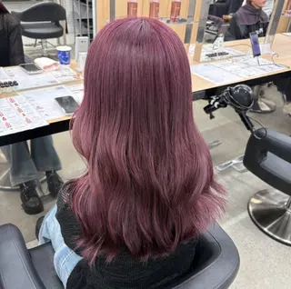 ロング miku/ラベンダー 透明感カラー🪻❤︎のヘアスタイル
