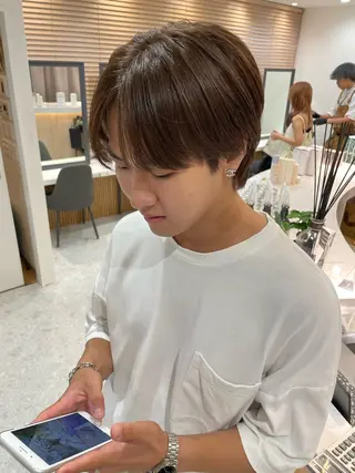 カラー メンズ Aster 店長 れおんのヘアスタイル