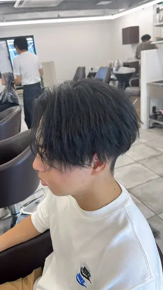 ミディアム カラー パーマ メンズ 🏆メンズヘア特化 🥇代表りんぺーのヘアスタイル
