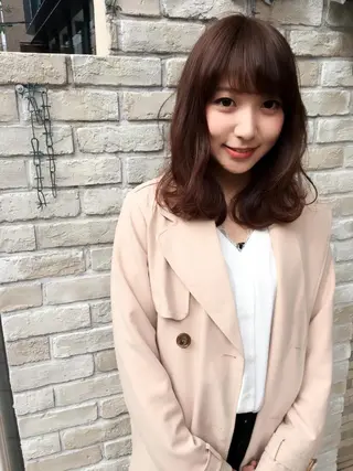 ミディアム カラー Beach 代表 KENTAのヘアスタイル