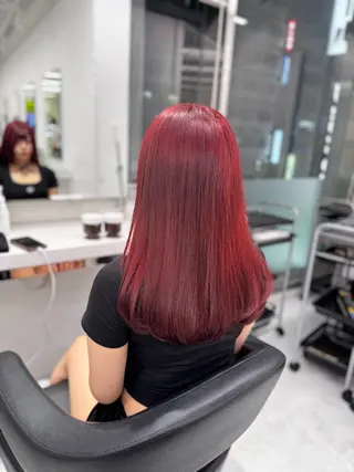 ロング カラー ヘアアレンジ 透け上品ハイトーン 職人ゆうと🤍のヘアスタイル