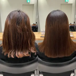 セミロング 髪質改善ヘアケア 艶髪特化/上田のヘアスタイル