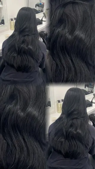 カラー 🖤韓国暗髪 |透明感カラー ゆりのヘアスタイル