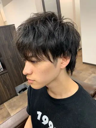 メンズ 岡田 七海のヘアスタイル