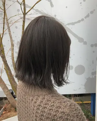 ショート カラー 白髪ぼかし/ショート /ミニボブだいじのヘアスタイル