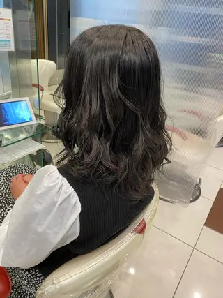 セミロング 縮毛矯正/レイヤー 💫AOI💫のヘアスタイル