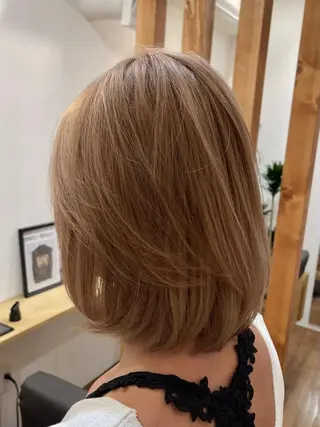 ミディアム カラー 馬場 涼平のヘアスタイル