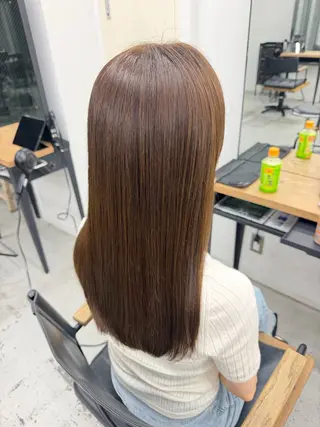 セミロング カラー ヘアアレンジ ゆめか🦋 /似合わせカラー💖のヘアスタイル