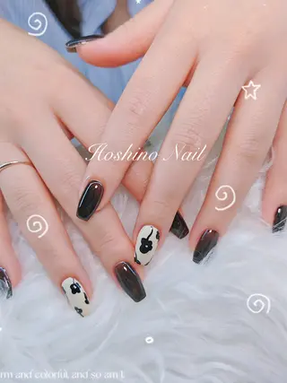 ネイル HOSHINO NAIL_長さだしのネイルデザイン