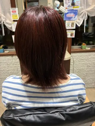 カラー パーマ 今井 出海のヘアスタイル
