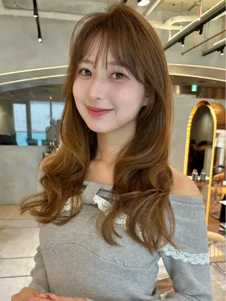 ロング 仙台Ｉ韓国レイヤー Ｉ髪質改善Ｉ伊藤拓海のヘアスタイル