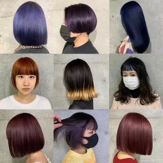 ミディアム カラー THE./ブリーチ /ハイトーン特化のヘアスタイル