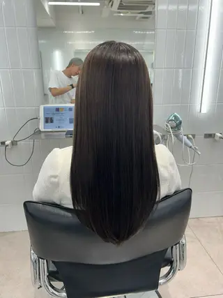 セミロング カラー 🫧縮毛矯正🫧 髪質改善RIKU🫧のヘアスタイル