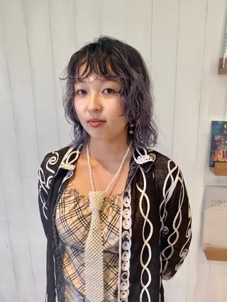 ショート カラー パーマ パーマ美容師 hanaのヘアスタイル