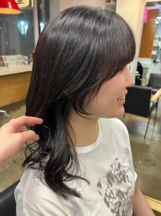 ミディアム 🌸MaNO aya🌸のヘアスタイル