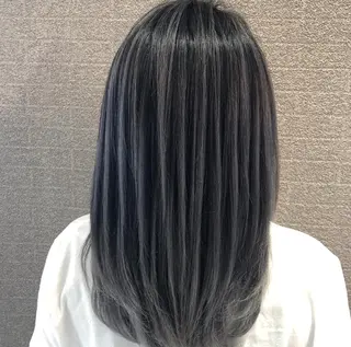 ミディアム カラー ヘアアレンジ アンドウ ユウ/ レイヤーカット/韓国のヘアスタイル