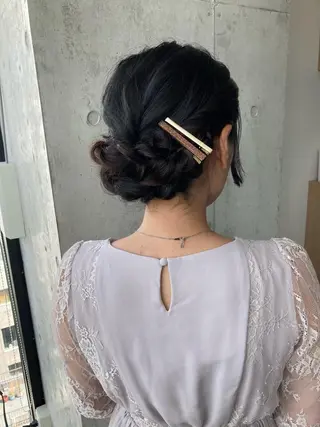 セミロング ✨色持ちの良い艶 カラー✨蟹江真世のヘアスタイル