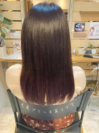 ミディアム カラー 【女性指名No.1】 西口直子のヘアスタイル