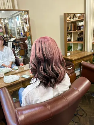 カラー レディースショート カットモデル募集🌟のヘアスタイル