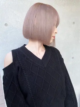 カラー 透明感カラー/ ハイトーン/森 裕斗のヘアスタイル