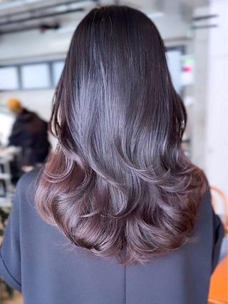 ロング カラー ヘアアレンジ 縮毛矯正・カラー特化 指名No.1shunのヘアスタイル